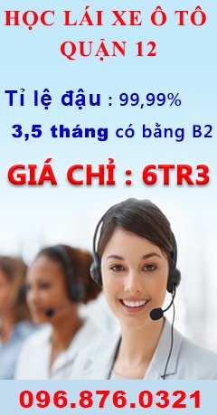 Học lái xe ô tô quận 12 Học lái xe ô tô quận 12